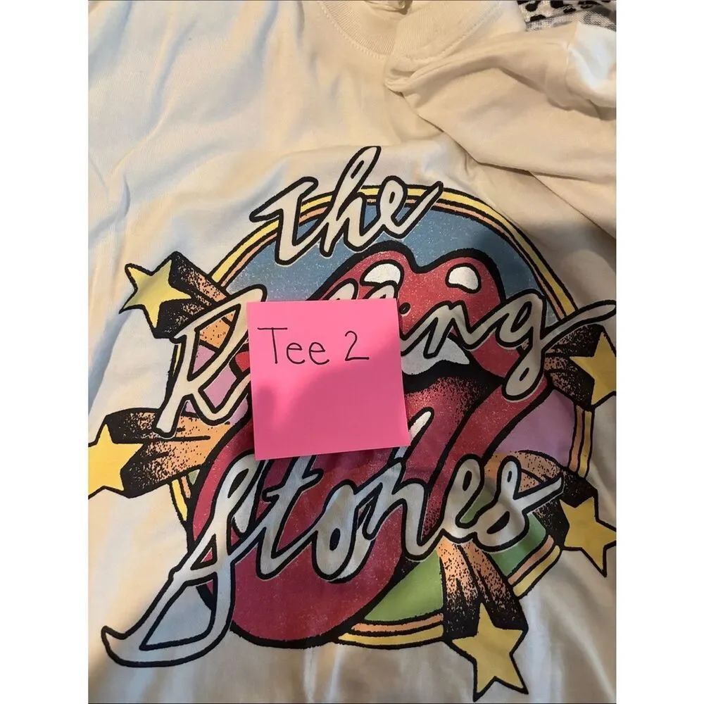 H&M White Graphic Tee The Rolling Stones - Picture 5 of 5